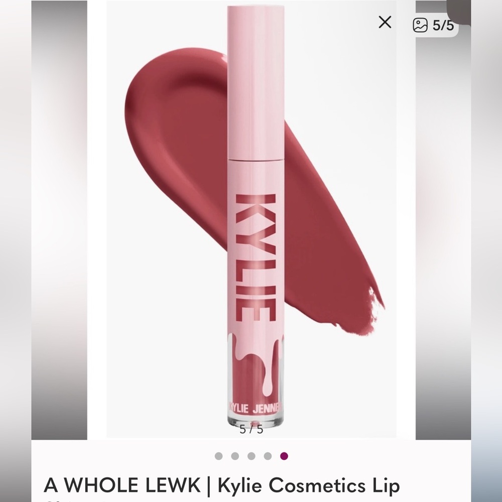 Kylie Lip Shine Lacquer in A Whole Lewk Pink NEW in Box Lipstick Lip gloss